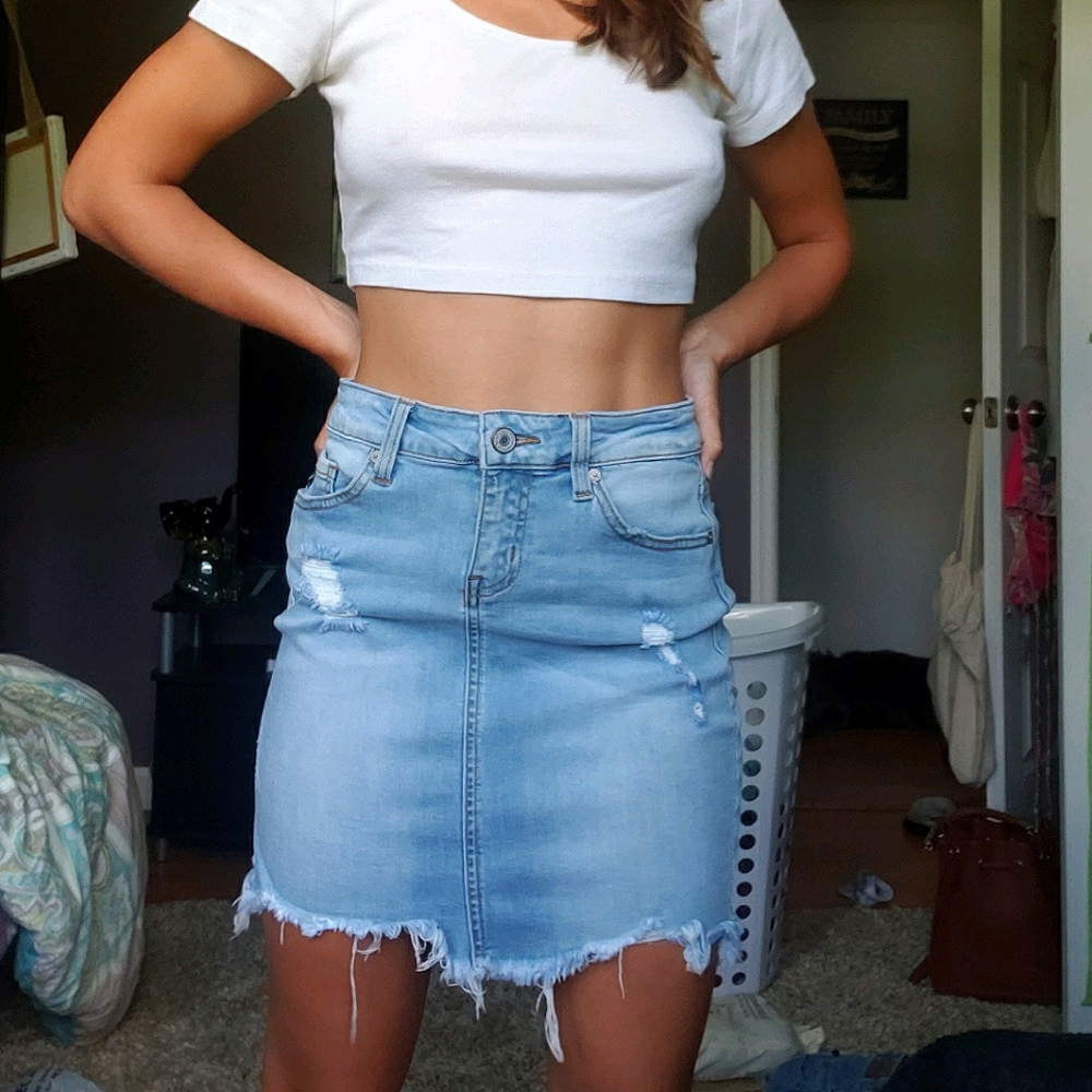 Denim skirt